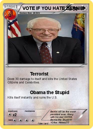 Pokemon VOTE IF YOU HATE BERNIE