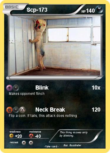Pokémon Scp 173 82 82 - Blink - My Pokemon Card.