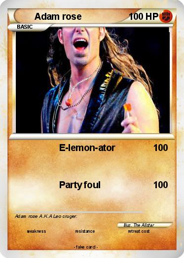 Pokemon Adam rose