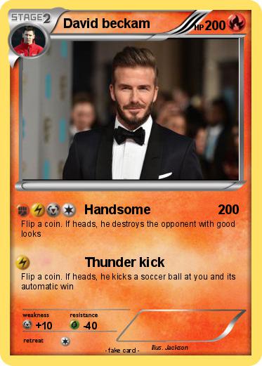 Pokemon David beckam