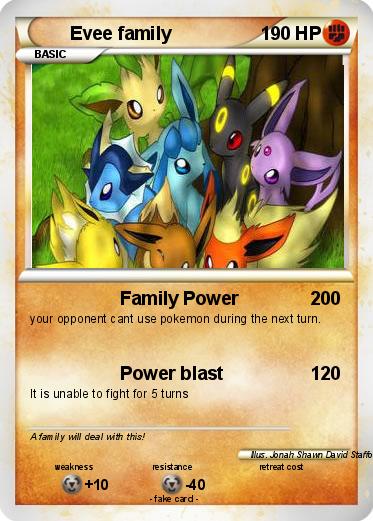 Pokemon Evee family