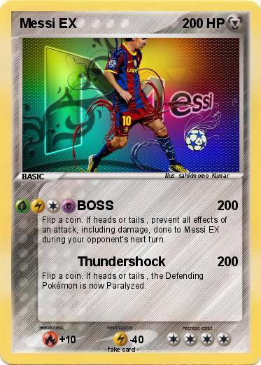 Pokemon Messi EX