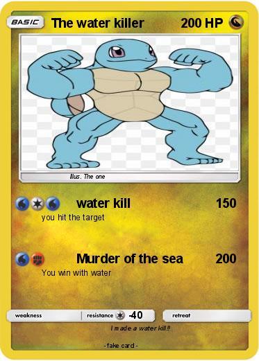 Pokemon The water killer