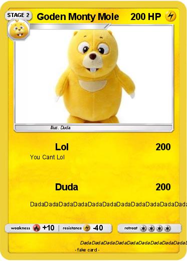Pokemon Goden Monty Mole