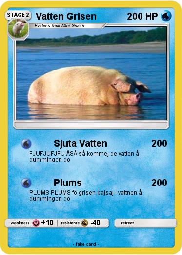 Pokemon Vatten Grisen