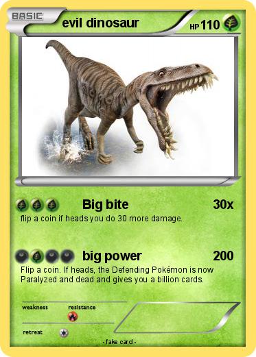 Pokemon evil dinosaur