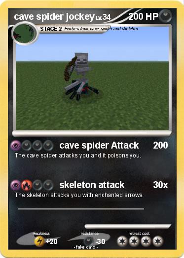 Pokemon cave spider jockey