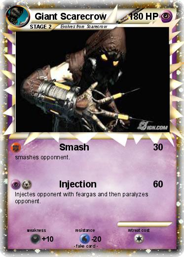 Pokemon Giant Scarecrow