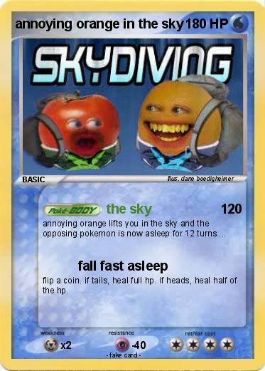 Pokemon annoying orange in the sky