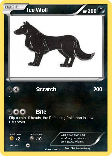 Pokemon Ice Wolf