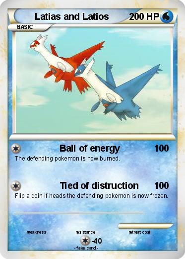 Pokemon Latias and Latios