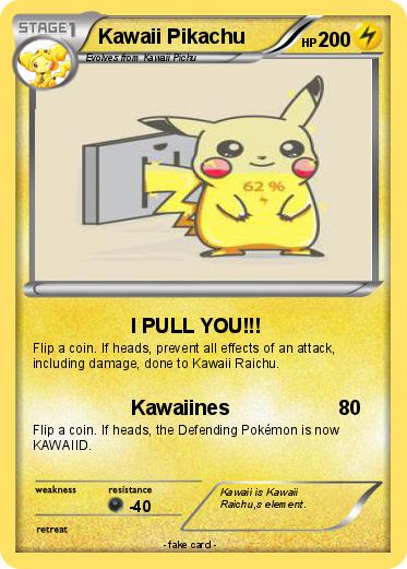 Pokemon Kawaii Pikachu