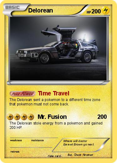 Pokemon Delorean