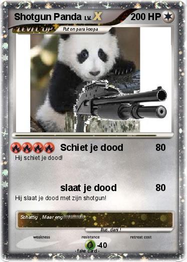 Pokemon Shotgun Panda