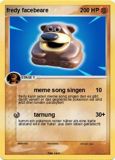 Pokemon fredy facebeare