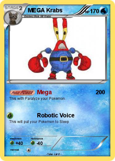 Pokemon MEGA Krabs