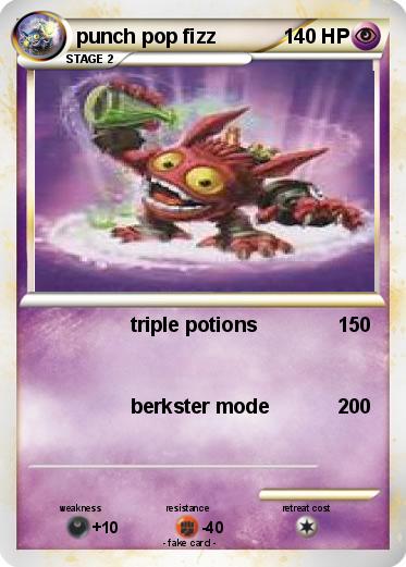 Pokemon punch pop fizz