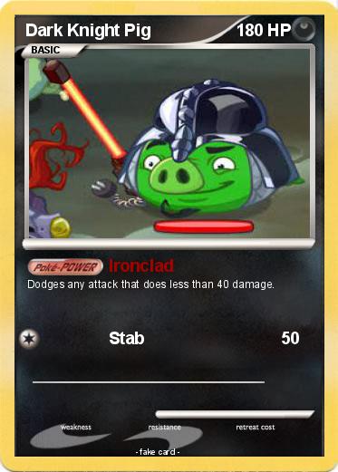 Pokemon Dark Knight Pig