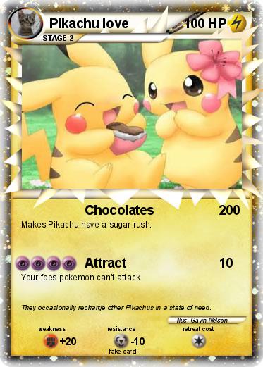 Pokemon Pikachu love