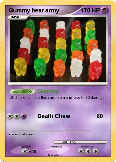 Pokemon Gummy bear army