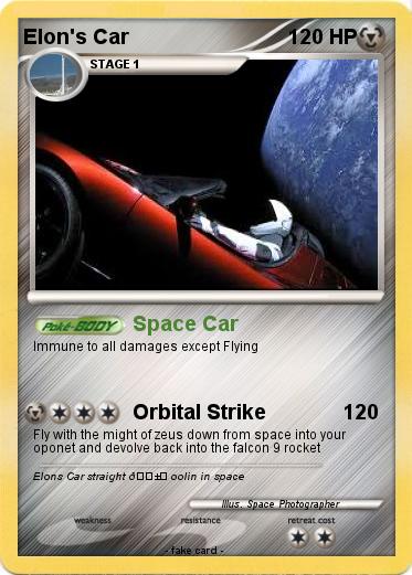 Pokemon Elon's Car
