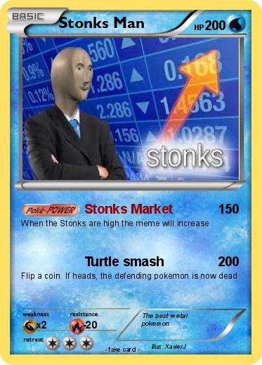 Pokemon Stonks Man