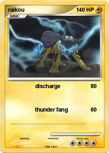 Pokemon raikou