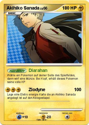 Pokemon Akihiko Sanada