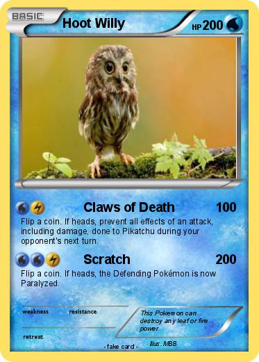 Pokemon Hoot Willy