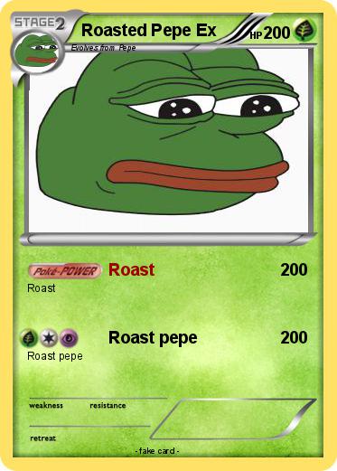 Pokemon Roasted Pepe Ex