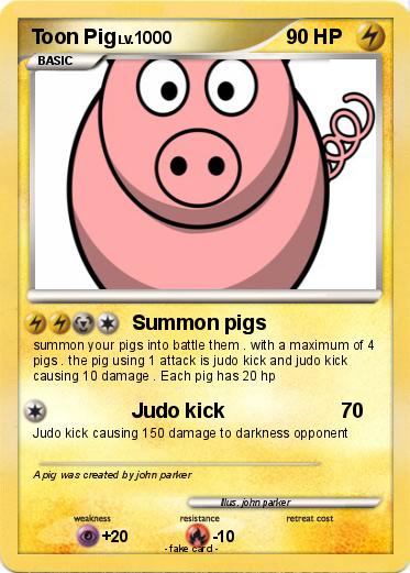 Pokemon Toon Pig