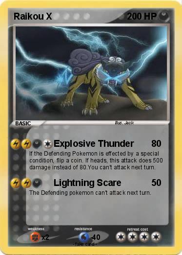 Pokemon Raikou X