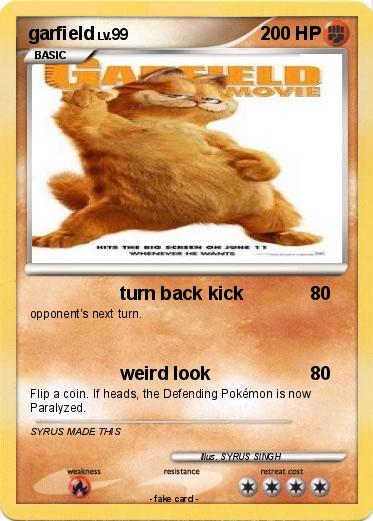 Pokemon garfield