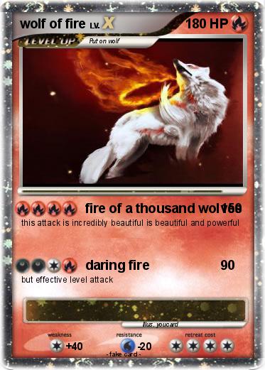 Pokemon wolf of fire