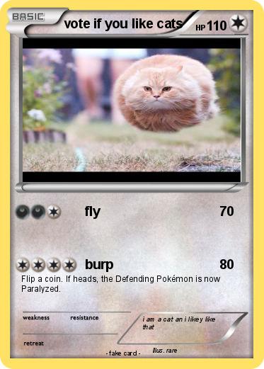 Pokemon vote if you like cats