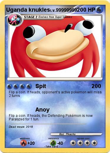 Pokemon Uganda knukles