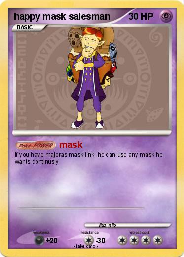 Pokemon happy mask salesman