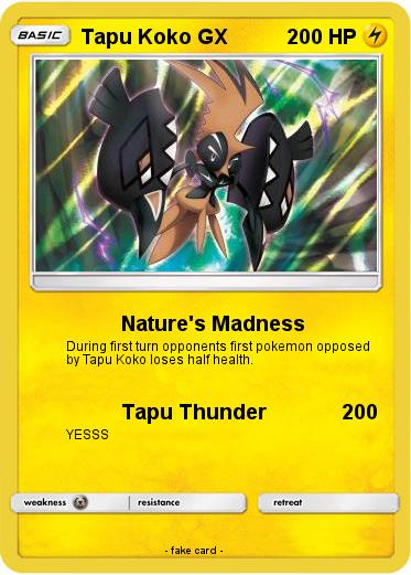 Pokemon Tapu Koko GX