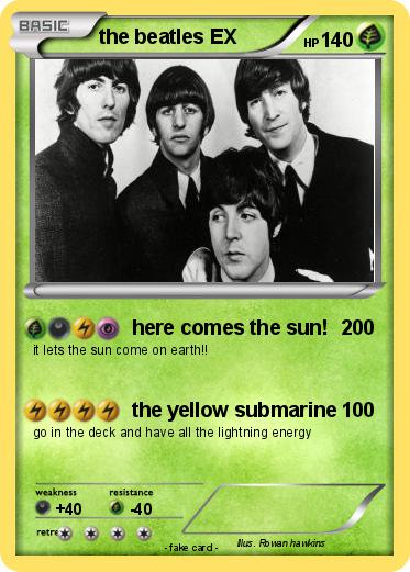 Pokemon the beatles EX