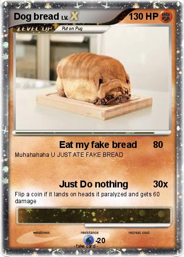 Pokemon Dog bread