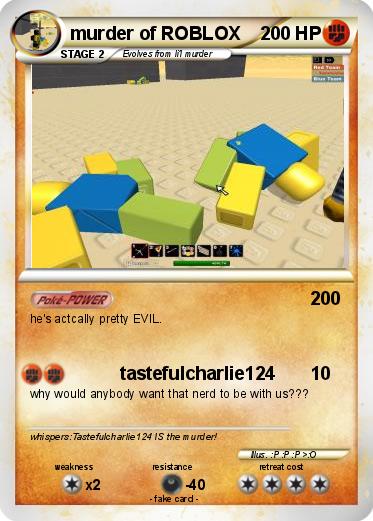 Pokemon murder of ROBLOX
