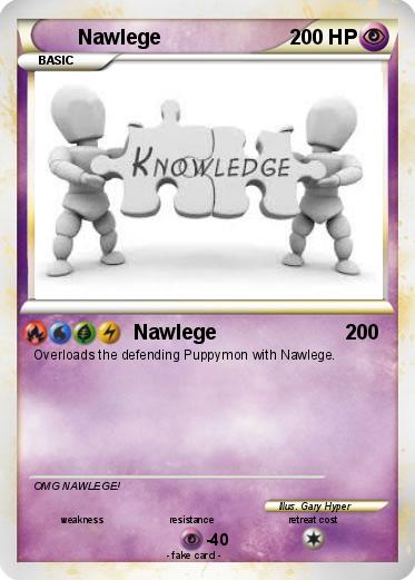 Pokemon Nawlege