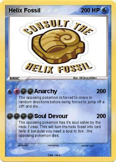 Pokemon Helix Fossil