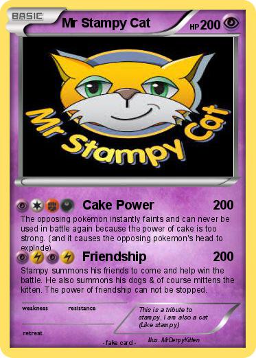 Pokemon Mr Stampy Cat