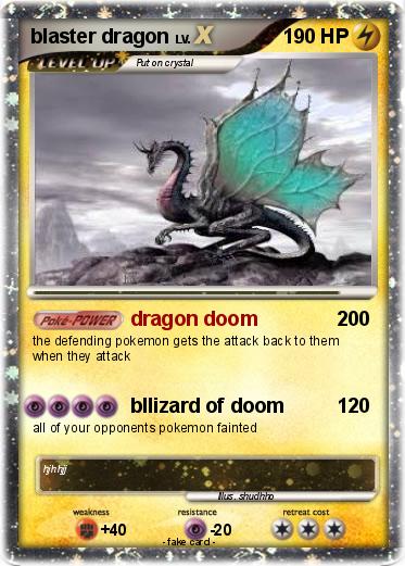 Pokemon blaster dragon