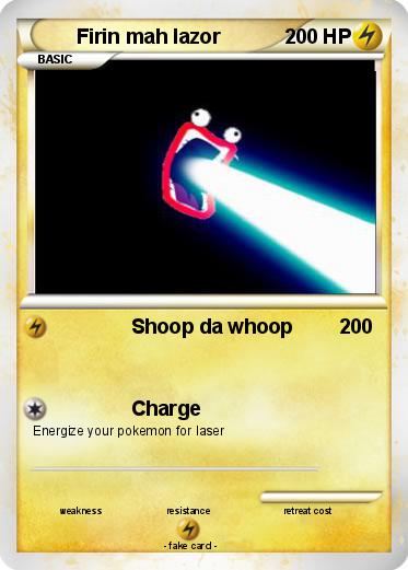 Pokemon Firin mah lazor