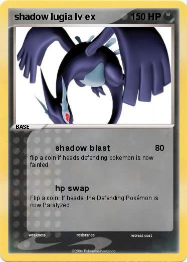 Pokemon shadow lugia lv ex