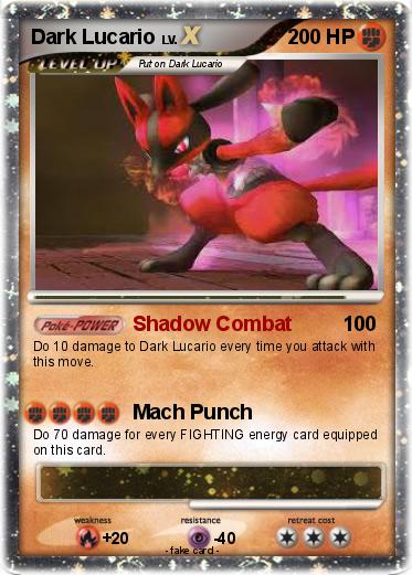 Pokemon Dark Lucario