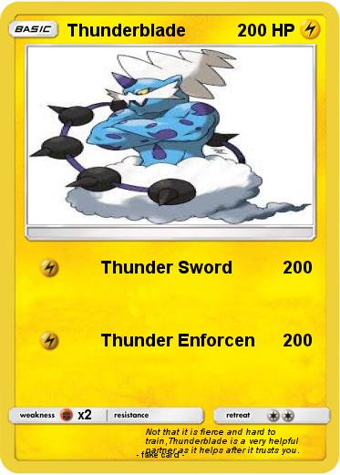 Pokemon Thunderblade