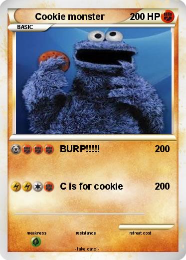Pokemon Cookie monster